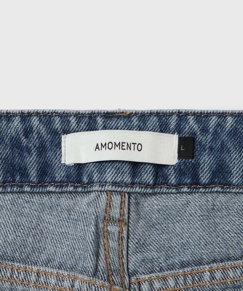 ADAM ET ROPE'（アダムエロペ）の「【AMOMENTO/アモーメント】MENS STRAIGHT FIT DENIM（デニムパンツ・メンズ・ブルー系/サックス・L/M）」の13枚目の写真