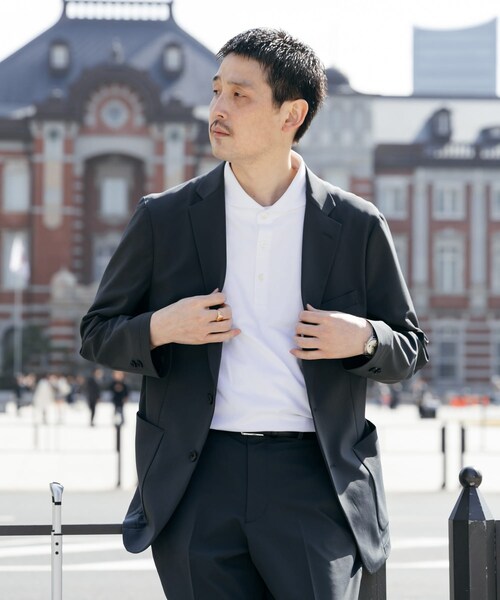 URBAN RESEARCH DOORS(アーバンリサーチドアーズ)の「『イージーケア』LIFE STYLE TAILOR 4WAYストレッチコンフォータブルジャケット(その他アウター・メンズ・KHAKI/NAVY/GRAY・S/M/L/XL)」の7枚目の写真