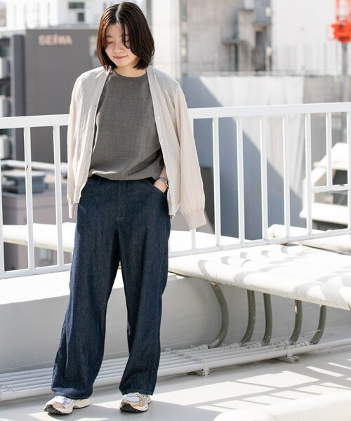 EKAL（エカル）の「『別注』Wrangler×EKAL　ライトデニムリラックスバギーパンツ（デニムパンツ・レディース・USED/O.W・one）」の20枚目の写真