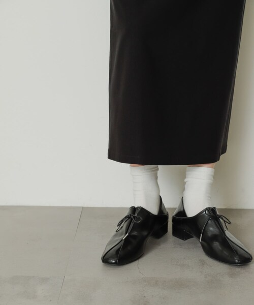 SENSE OF PLACE by URBAN RESEARCH（センスオブプレイスバイアーバンリサーチ）の「タックリボンステップオンシューズ（その他シューズ・レディース・BLACK/BROWN/BEIGE・S/M/L）」の15枚目の写真