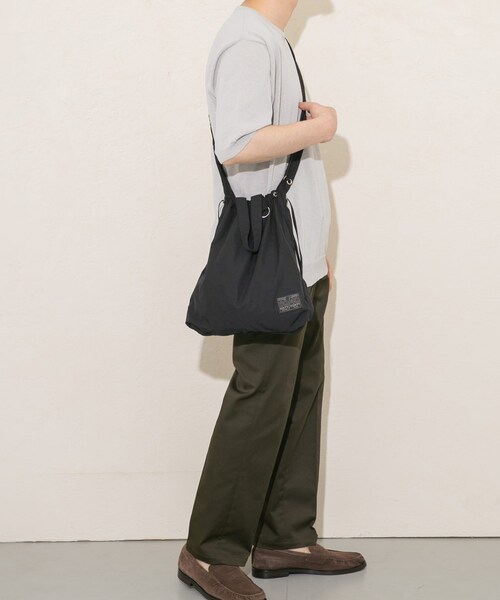 RODE SKO（ロデスコ）の「『ユニセックス』ミニロクヨンギャザーショルダートート（ショルダーバッグ・メンズ・KHAKI/BLACK/GREIGE・one）」の12枚目の写真