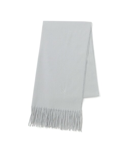 VIS（ビス）の「なめらかタッチ刺繍入りストール（ストール/ショール・レディース・ブラック/ライトグレー/オフホワイト/ベージュ/ピンク系・F）」の5枚目の写真