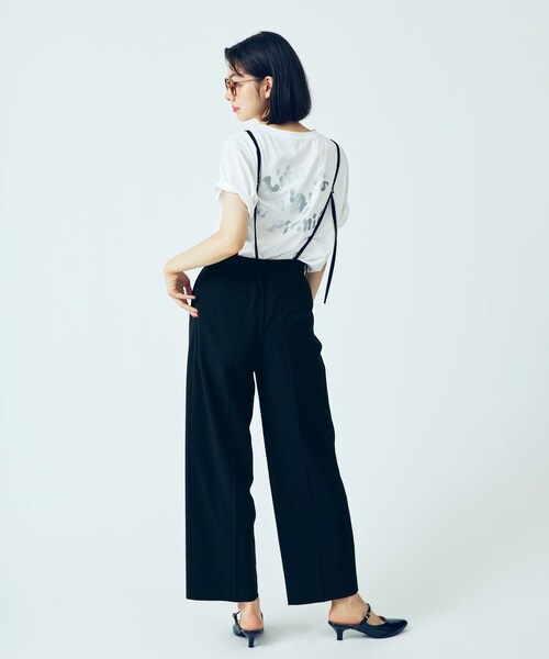 ROPE' PICNIC(ロペピクニック)の「【Chocomoo×ROPE' PICNIC】【接触冷感】アソートTシャツ(Tシャツ/カットソー・レディース・ホワイト/ホワイト系・38)」の13枚目の写真