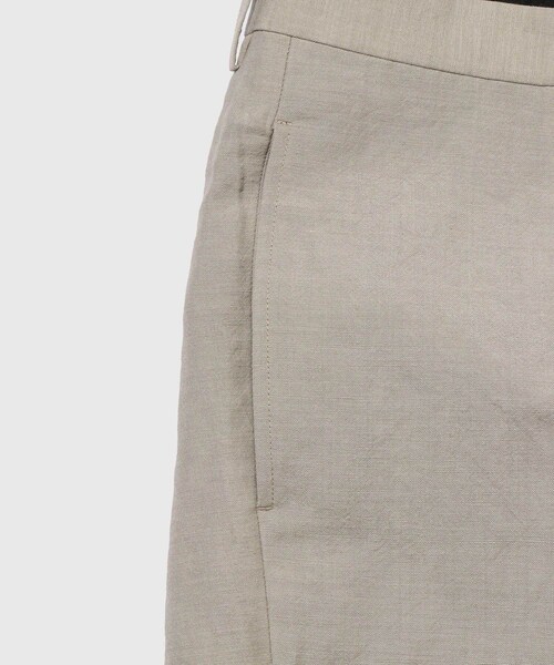 ADAM ET ROPE'（アダムエロペ）の「WOOL LINEN TROUSERS（スラックス・メンズ・ブラック/キナリ/ネイビー系・L/M/XL）」の14枚目の写真