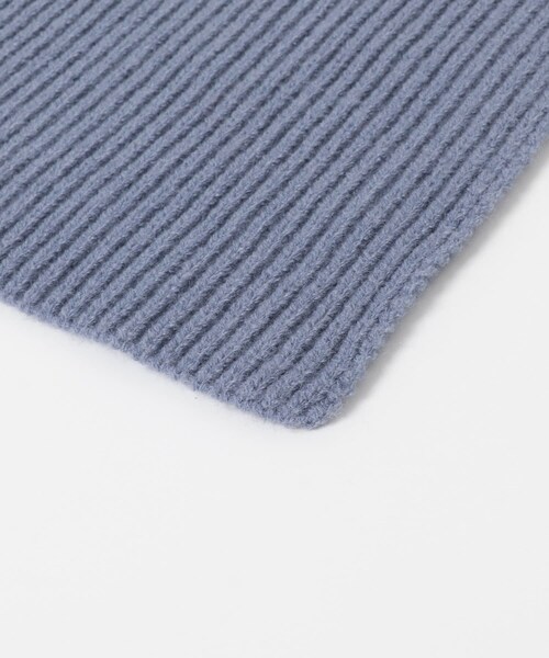 KBF（ケイビーエフ）の「リブニットマフラー（マフラー・レディース・IVORY/L.BLUE/BROWN・one）」の19枚目の写真