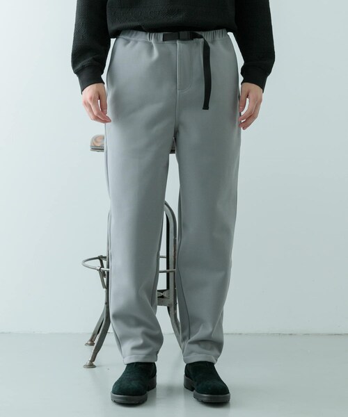 ITEMS URBANRESEARCH(アイテムズ アーバンリサーチ)の「WINDPROOF 裏フリースボンディング パンツ(その他パンツ・メンズ・GRY/KHK/BLK・M/L)」の15枚目の写真