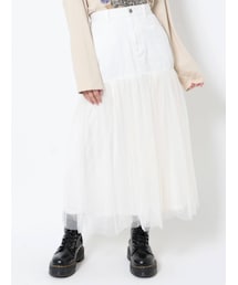 jouetie | チュールドッキングスカート(スカート)