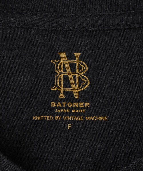 ADAM ET ROPE'(アダムエロペ)の「【BATONER(バトナー)】MERIYASU T-SHIRT (PACK)(Tシャツ/カットソー・レディース・ブラック/ホワイト・F)」の9枚目の写真