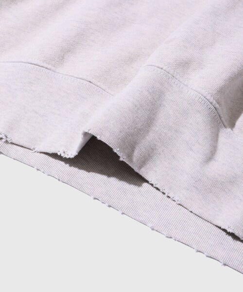 ADAM ET ROPE'（アダムエロペ）の「【FACCIES/ファッチーズ】AGING FADE SWEAT(SOFT)（スウェット・メンズ・ブラック/グレー・1/2）」の12枚目の写真