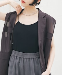 スパゲティストラップカップ付きキャミ