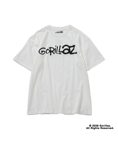 bonjour records(ボンジュールレコーズ)の「Gorillaz/ゴリラズ for bonjour records Official T-shirt(Tシャツ/カットソー・レディース・ブラック/ブラック系/ホワイト/ホワイト系・L/M/XL)」の7枚目の写真