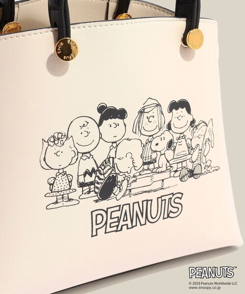 ROPE'（ロペ）の「【WEB限定/一部店舗限定】【E'POR×PEANUTS】別注 Y BAG Mini（ハンドバッグ・レディース・ブラック/オフホワイト/レッド・F）」の22枚目の写真