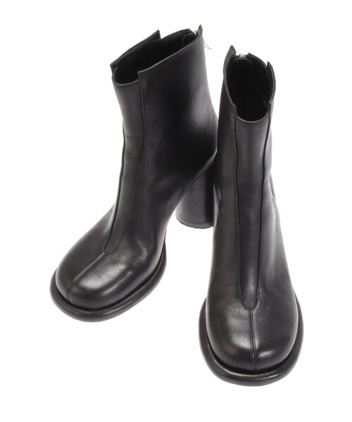 UN3D.（アンスリード）の「ROUND EDGE SHORT BOOTS（ブーツ・レディース・ブラック/シルバー/ゴールド・36/37/38）」の5枚目の写真