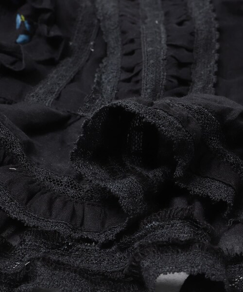URBAN RESEARCH(アーバンリサーチ)の「crinkle crinkle crinkle SHEER FLOWER VEST BLOUSE(シャツ/ブラウス・レディース・BLACK/IVORY・Free)」の11枚目の写真