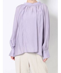 LAGUNAMOON | ロールネックバイカラーボタンブラウス(シャツ/ブラウス)