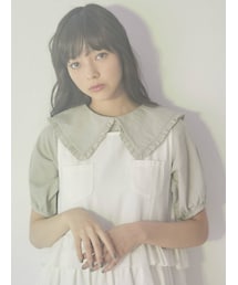merry jenny | bigフリルカラーパフブラウス(シャツ/ブラウス)