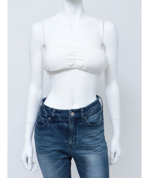 RESEXXY（リゼクシー）の「ベーシックブラトップ（Tシャツ/カットソー・レディース・ホワイト/ブラック/ベージュ・F）」の21枚目の写真