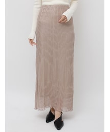 LAGUNAMOON | シアーラメプリーツIラインスカート(スカート)