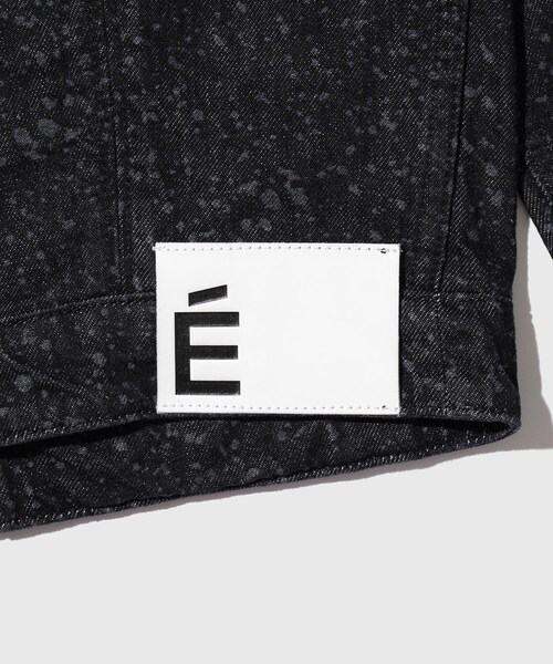 ADAM ET ROPE'(アダムエロペ)の「【Etudes Studio/エチュードストゥディオ】SLIM DENIM JACKET DOTTED(デニムジャケット・メンズ・ブラック・L/M/S)」の12枚目の写真