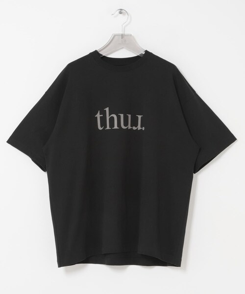 URBAN RESEARCH(アーバンリサーチ)の「thur. logo SHORT-SLEEVE T-SHIRTS(Tシャツ/カットソー・メンズ・BLACK・M/L/XL)」の10枚目の写真