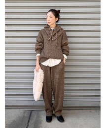 Ungrid | メランジニットルーズパンツ(その他パンツ)