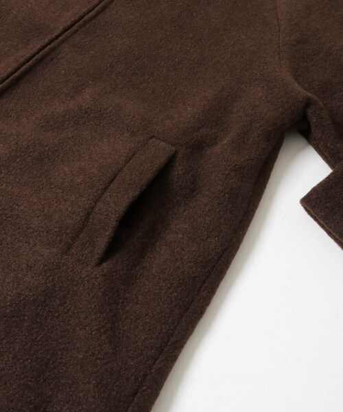 ITEMS URBANRESEARCH（アイテムズ アーバンリサーチ）の「シャーベットカラーコート（テーラードジャケット・レディース・MNT/CREAM/CHOCO・Free）」の21枚目の写真