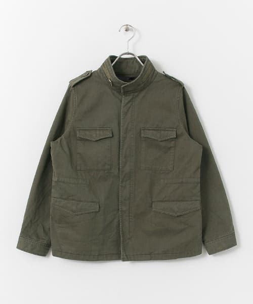 KBF（ケイビーエフ）の「KBF＋　ミリタリージャケット（ミリタリージャケット・レディース・BLACK/KHAKI・one）」の2枚目の写真