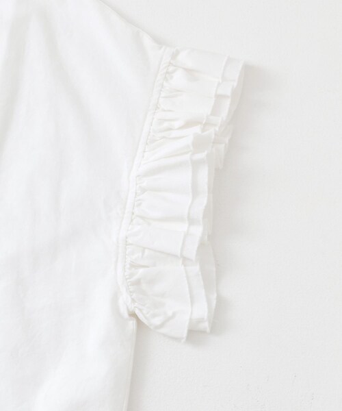 ITEMS URBANRESEARCH(アイテムズ アーバンリサーチ)の「ダブルフリルブラウス(シャツ/ブラウス・レディース・SRP/WHT/BRN・FREE)」の13枚目の写真