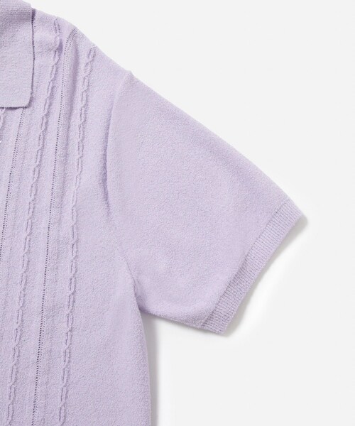 Saturdays NYC(サタデーズ ニューヨークシティ )の「Alex Skipper Polo SS Sweater(その他トップス・メンズ・ブラック/グレー/ラベンダー・L/M/S/XL/XS)」の19枚目の写真