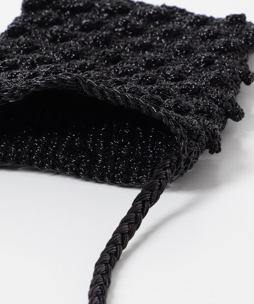 URBAN RESEARCH DOORS（アーバンリサーチドアーズ）の「メタリックヤーンショルダーバッグ（ショルダーバッグ・レディース・BLACK/BRONZE・one）」の8枚目の写真