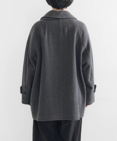 URBAN RESEARCH（アーバンリサーチ）の「スーパー100メルトンPコート（その他アウター・レディース・OFF/D.NAVY/CHARCOAL・FREE）」の16枚目の写真