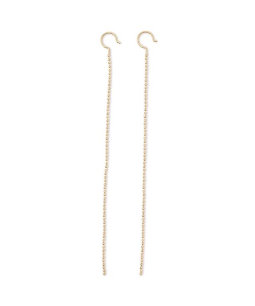 ADAM ET ROPE'(アダムエロペ)の「【公式サイト限定】【Rieuk(リューク)】Thinest Moon Tesrs Earrings(イヤリング・レディース・ゴールド・F)」の2枚目の写真