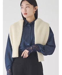 LAGUNAMOON | レースカフスシャツ(シャツ/ブラウス)