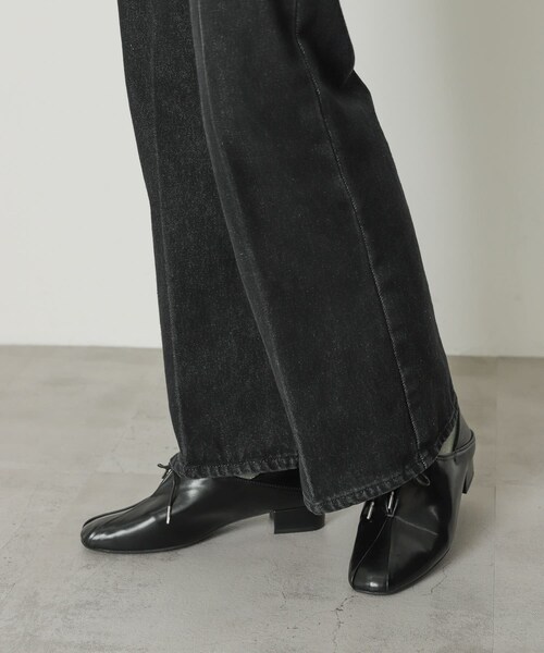 SENSE OF PLACE by URBAN RESEARCH（センスオブプレイスバイアーバンリサーチ）の「タックリボンステップオンシューズ（その他シューズ・レディース・BLACK/BROWN/BEIGE・S/M/L）」の21枚目の写真