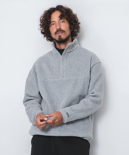 URBAN RESEARCH Sonny Label（アーバンリサーチサニーレーベル）の「OOPS　リサイクルマイクロフリースハーフジップ（その他トップス・メンズ・BLACK/CAMEL/GRAY・M/L/XL）」の3枚目の写真