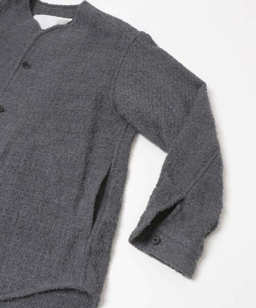 URBAN RESEARCH（アーバンリサーチ）の「nonnotte　No Collar shirts Jacket（ノーカラージャケット・メンズ・Cha.Top・4）」の2枚目の写真