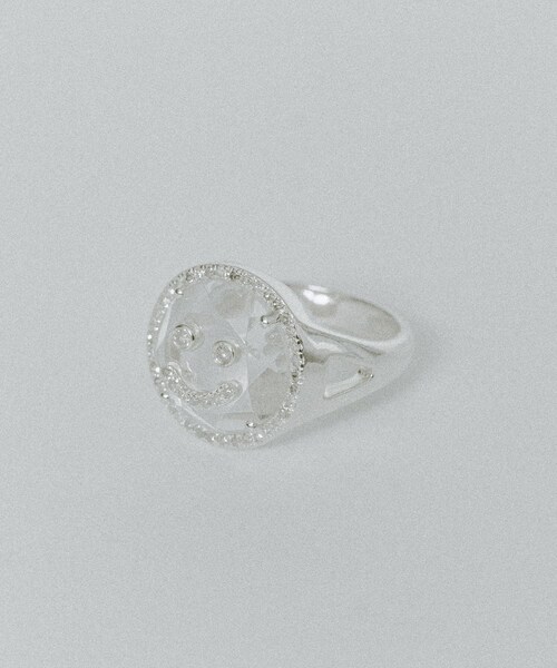ADAM ET ROPE'(アダムエロペ)の「【J'aDoRe・店舗限定】【MALUS /マリュス】Crystal smile ring(リング・レディース・シルバー・10/11/12)」の5枚目の写真