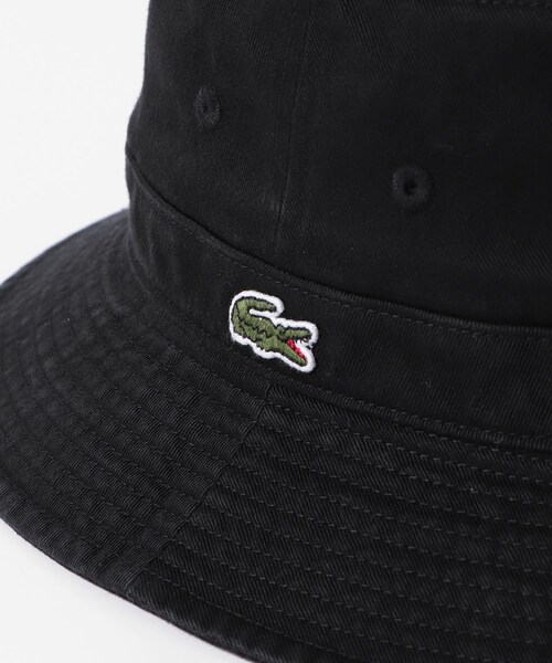 URBAN RESEARCH Sonny Label（アーバンリサーチサニーレーベル）の「LACOSTE　バケットハット（ハット・レディース・NOIR/BLANC/VIENNOS/MARINE・FREE）」の10枚目の写真