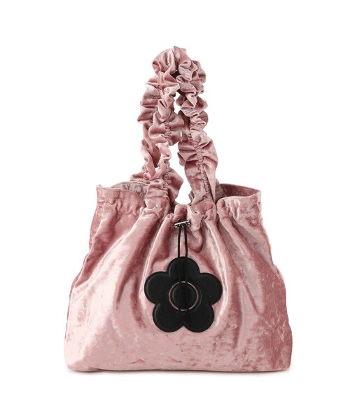 VIS(ビス)の「【MARY QUANT×VIS】フリルハンドルベロアトートバッグ(トートバッグ・レディース・ブラック/ピンク系・F)」の17枚目の写真