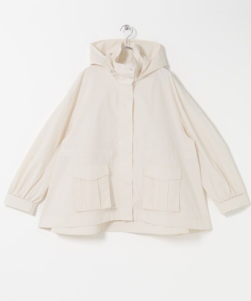 URBAN RESEARCH ROSSO（アーバンリサーチロッソ）の「ELENDEEK　DRAWSTRING MOUNTAIN PARKA（マウンテンパーカー・レディース・O.WHT/BRN・Free）」の5枚目の写真
