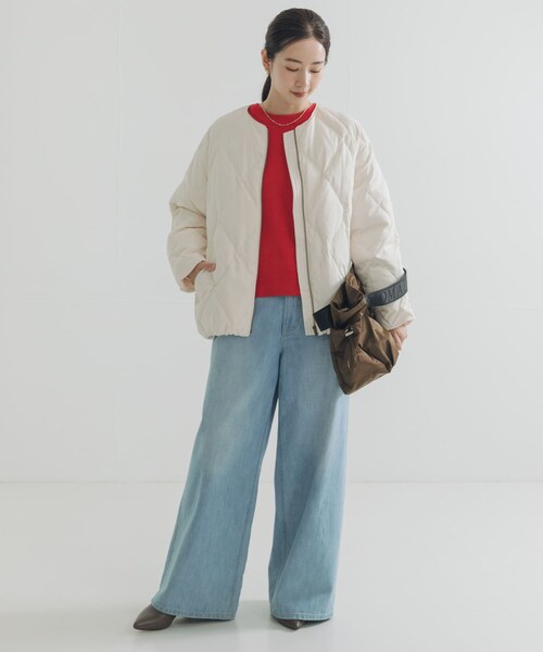 URBAN RESEARCH(アーバンリサーチ)の「コクーンキルティングダウン(その他アウター・レディース・OFF WHITE/BROWN/BLACK・S/Free)」の17枚目の写真