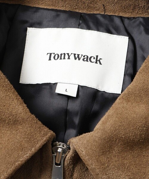 ADAM ET ROPE'(アダムエロペ)の「【TONYWACK/トニーウェック】SUEDE ZIP BLOUSON JACKET(ブルゾン・メンズ・キャメル・L/M)」の8枚目の写真