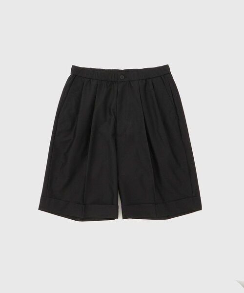 ADAM ET ROPE'（アダムエロペ）の「【ACT/アクト】超軽量 イージーショーツ / 速乾 / ストレッチ / イージーケア（その他パンツ・メンズ・ブラック/チャコール・L/M）」の2枚目の写真