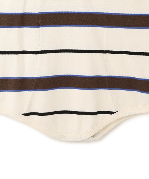 ADAM ET ROPE'(アダムエロペ)の「【TanC(タンク)】PIQUE BORDER TANK ROMPERS(タンクトップ・レディース・キナリ・F)」の7枚目の写真