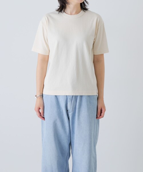 かぐれ（カグレ）の「MEYAME　BLANK TEE (II)（Tシャツ/カットソー・レディース・CREAM/WHITE/BLACK・Free）」の12枚目の写真