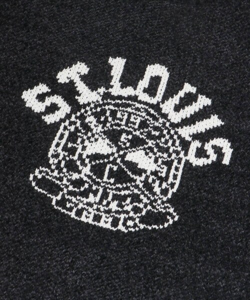 ITEMS URBANRESEARCH（アイテムズ アーバンリサーチ）の「カレッジロゴ モール クルーネック ニット（ニット/セーター・メンズ・NVY/BLK/BEG/MTD・M/L）」の11枚目の写真