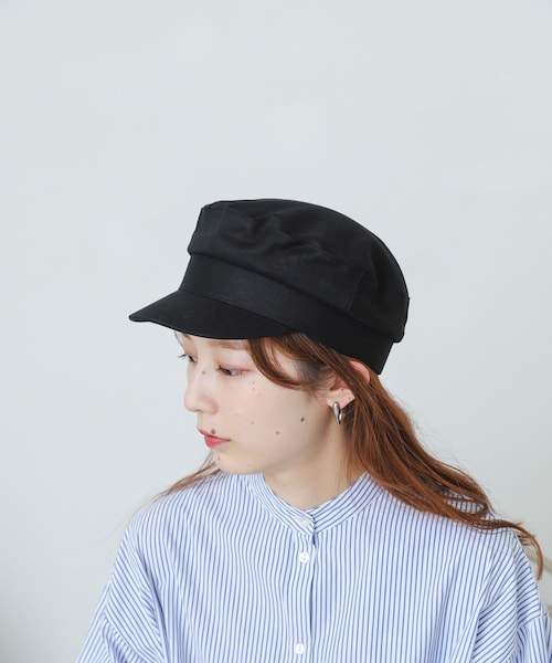 SENSE OF PLACE by URBAN RESEARCH（センスオブプレイスバイアーバンリサーチ）の「コンパクトキャスケット（キャスケット・レディース・OFF WHITE/BLACK/L.BROWN・one/One）」の2枚目の写真