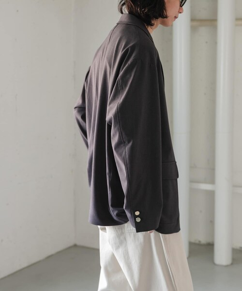 URBAN RESEARCH DOORS(アーバンリサーチドアーズ)の「FORK&SPOON TRテーラードジャケット(テーラードジャケット・メンズ・CHARCOAL/NAVY・4/5)」の10枚目の写真