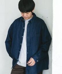 URBAN RESEARCH DOORS | デニムレギュラーカラーシャツ(シャツ/ブラウス)