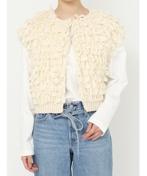 Ungrid | ループヤーンニットベスト(ベスト)
